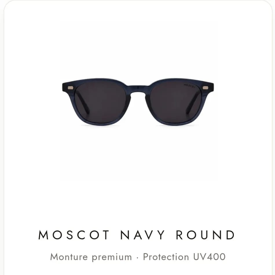 Moscot Navy Round